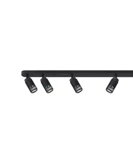 Svietidlá  Bodové svietidlo VERTICAL 6xGU10/8W/230V čierna ML0297