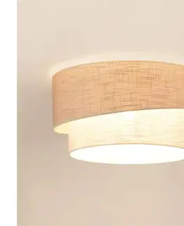 Svietidlá BRILAGI - Stropné svietidlo DOVER SHINE 1xE27/15W/230V pr. 50 cm šedá/krémová 608169