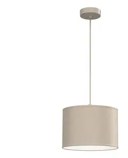 Svietidlá  Luster na lanku ARDEN 1xE27/15W/230V pr. 25 cm béžový 4228