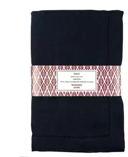 Bytový textil Obrus SAGA čierna 160x220 easy care