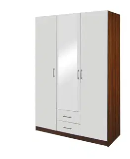 Skrine Skriňa ESO 3-dverová 61530 orech/biela