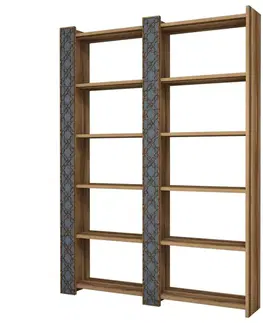 Knižnice Knižnica City 2 - Walnut, Chalcedony