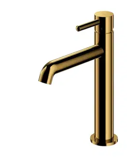 Kúpeľňové batérie OMNIRES - Y umývadlová batéria, 23 cm (hlavica 25 mm), zlatá Y1212CGL