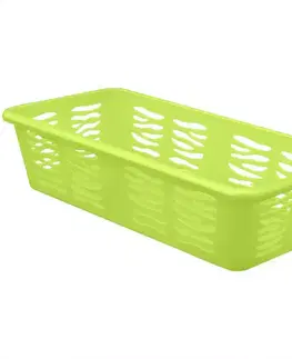 Prútené koše Košík Zebra zelená