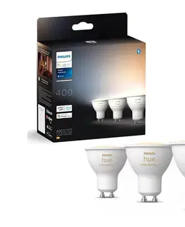 Žiarovky SADA 3x LED Stmievateľná žiarovka Philips Hue WHITE AMB. GU10/4,2W/230V 2200-6500K 8720169230095
