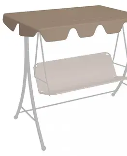 Záhradná hojdačky Strieška na záhradnú hojdačku 150/130x70/105 cm Dekorhome