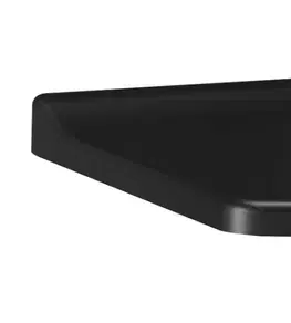 Záchody SAPHO - LARA WC sedátko, SLIM, Soft Close, čierna matná KC1603.01