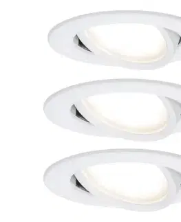 Svietidlá Paulmann 93449 - SADA 3xLED/6,5W IP23 Kúpeľňové podhľadové svietidlo NOVA 230V 93449