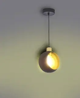 Moderné lampy do obývačky Luster Cyklop čierna 2751 LW1