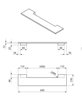 Kúpeľňové zrkadlá SAPHO - VISO guľaté zrkadlo s LED osvetlením a policou, ø 60cm, biela mat VS060-02
