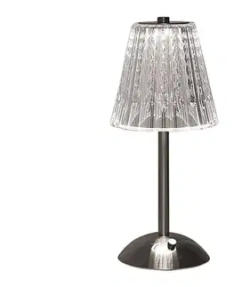 Lampy  LED Stmievateľná dobíjacia stolná lampa LED/2,4W/5V 3000-6000K 1800 mAh chróm 10327