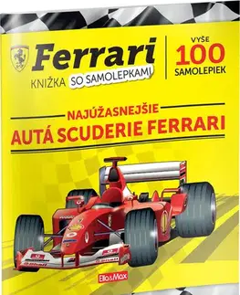 Nalepovačky, vystrihovačky, skladačky FERRARI, autá Scuderie – Kniha samolepiek - Sergio Ardiani,Sergio Ardiani