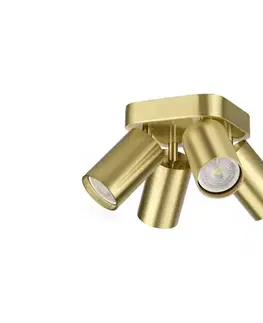 Svietidlá Ideal Lux - LED bodové svietidlo DYNAMITE 4xGU10/7W/230V CRI 90 mosadz 371306