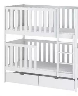 Poschodové postele Posteľ Dawid 90x200 white