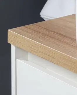 Kúpeľňový nábytok Mereo Kúpeľňová doska na skrinku 121 cm, dub Riviera CN923DRN