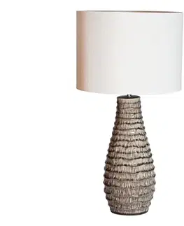 Lampy ByRydens 4002770-5500 - Stolná lampa BARTHA 1xE27/8W/230V béžová 4002770-5500
