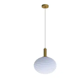 Svietidlá Eglo 300499 - Závesné svietidlo ERCALTO 1xE27/25W/230V zlaté 300499
