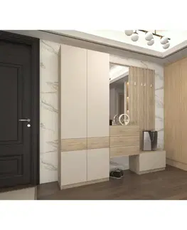 Šatňové skrine Šatníková skriňa VERTIO SZF4D2S Tempo Kondela