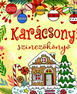 Pre deti a mládež - ostatné Karácsonyi színezőkönyv