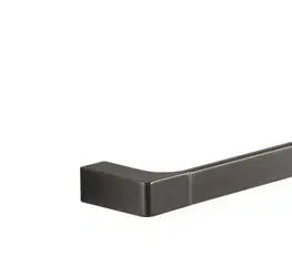 Držadlá k vani Gedy - PIRENEI držiak uterákov 600, gun metal PI216081