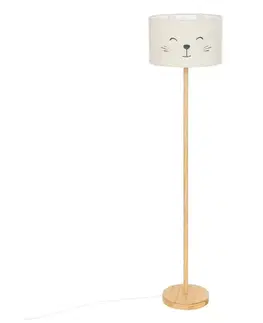 Lampy Atmosphera - Detská stojacia lampa FÉLIX 1xE27/40W/230V s motívom mačky 200509