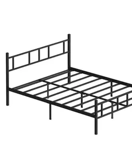 Postele Rám manželskej postele Akın - Black 150x200