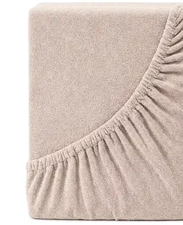 Plachty 4Home froté prestieradlo Perfect kávová, 90 x 200 cm