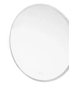 Kúpeľňové zrkadlá Mereo Zrkadlo okrúhle pr. 70 cm, LED osvetlenie a odhmlievanie CN166