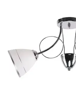 Bodové svetlá Stropná lampa Elotte 2X40W E27 Biela