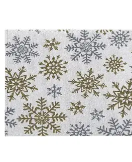Prestieranie Dakls Prestieranie Snowflakes biela, 33 x 48 cm