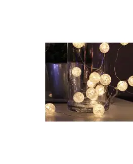Vianočné dekorácie Eglo 411068 - LED  reťaz DEW DROP 15xLED/3xAA 1,4m 726-32