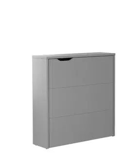Detské stoly a stolíky Dig-net nábytok Posuvný stôl Lenart WORK CONCEPT CW-2P slim | pravá Farba: Sivá