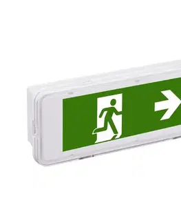 Svietidlá Fulgur s-24495 - LED Núdzové svietidlo MIRROR LED/1W/230V 1300 mAh IP65 s-24495