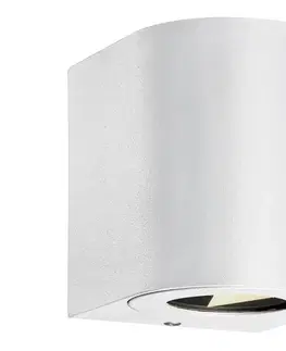 Svietidlá Nordlux - LED vonkajšie nástenné svietidlo CANTO 2×LED/6W/230V IP44 biela 49701001