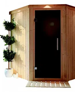 Sauny Interiérová fínska sauna 196 x 170 cm Dekorhome