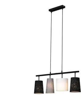 Svietidlá Brilo 4027-045 - Luster na lanku SHADES 4xE27/40W/230V 4027-045