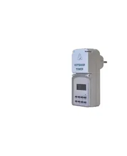 Predlžovacie káble Geti Digitálny týždenný vonkajší časovač 16A/230V IP44, 200 mAh 08840174