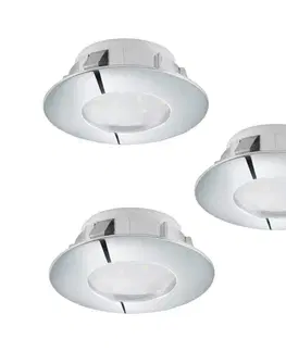 LED osvetlenie Eglo 95808 - SADA 3x LED podhľadové svietidlo PINEDA LED/6W/230V 95808