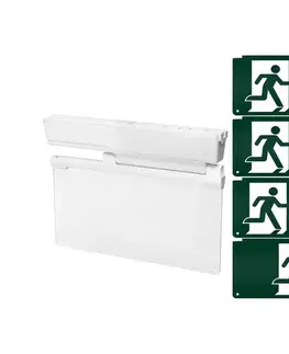 Svietidlá  B.V.  - LED Núdzové svietidlo EMERGENCY EXIT LED/3,6W/230V 6500K 500mAh B10502Z0Q
