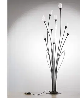 Lampy Jupiter 2058 - Stojacia lampa GLORIOSA 9xG9/14W/230V čierna 2058