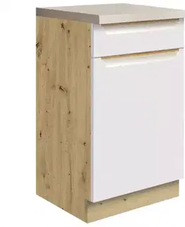 Kuchynské skrinky stojace Skrinka do kuchyne Glamour3d White