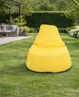 Záhradný nábytok Sedací vak Golf, žltý