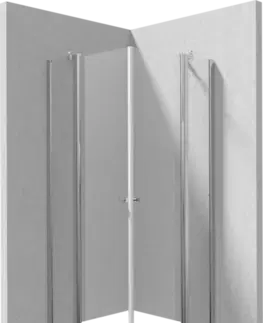 Sprchovacie kúty DEANTE/S - Sprchovací kút dvojité výklopné 100x80 KTSU043P+KTSU042P KERRIA/0407