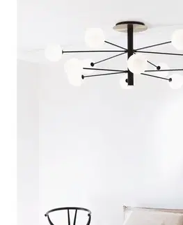 Svietidlá Ideal Lux - LED Luster na tyči COSMOPOLITAN 12xG9/3W/230V pr. 145 cm čierna 273709