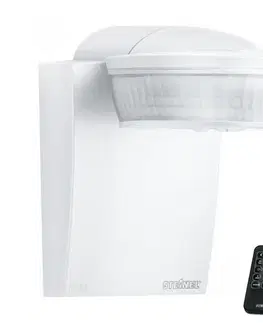Svietidlá Steinel 059576 - Senzor pohybu SensIQ IP54 biela + diaľkové ovládanie 059576
