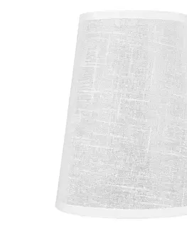 Lampy  Náhradné tienidlo ANTONIO E14 150x120 mm biela ABAŻUR ANTONIO 1 BIAŁY