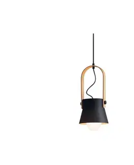 Svietidlá Zam 18192 - Luster na lanku 1xE27/40W/230V čierna 18192