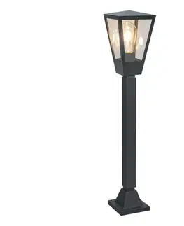 Záhradné lampy Brilliant - Vonkajšia lampa WESTDLIFF 1xE27/20W/230V 73,4 cm IP44 antracit 41017/63