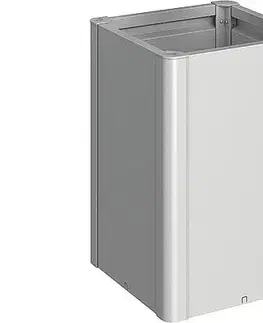 Truhlíky Biohort Hrantík BIOHORT Belvedere 54,7 x 54,7 x 77 cm (strieborná metalíza)