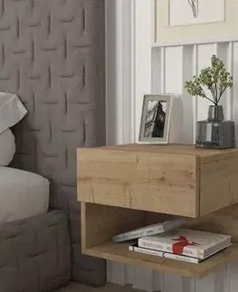 Nočné stolíky ARTUS nočný stolík, sapphire / antracit